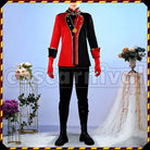Clover Queen's Chef Coat Cosplay cosplay costume from Disney Twisted-Wonderland Trey, front view 3