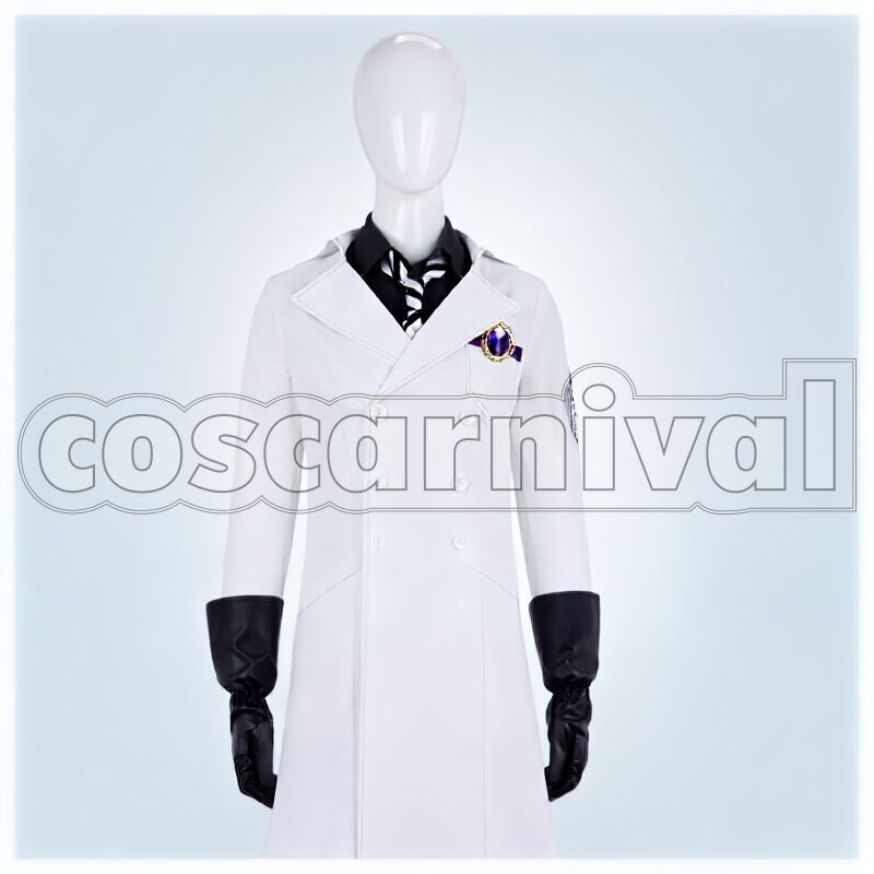 Schoenheit Lab Coat Cosplay cosplay costume from Disney Twisted-Wonderland Vil, front view 1