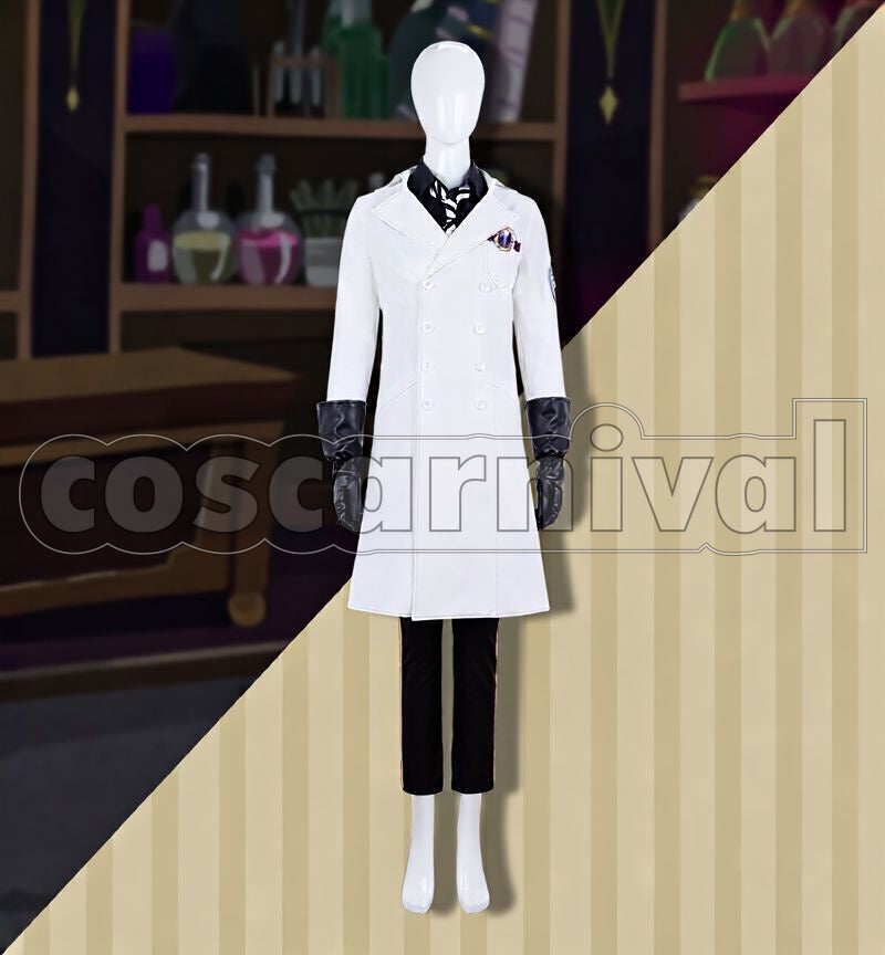 Schoenheit Lab Coat Cosplay cosplay costume from Disney Twisted-Wonderland Vil, front view 2