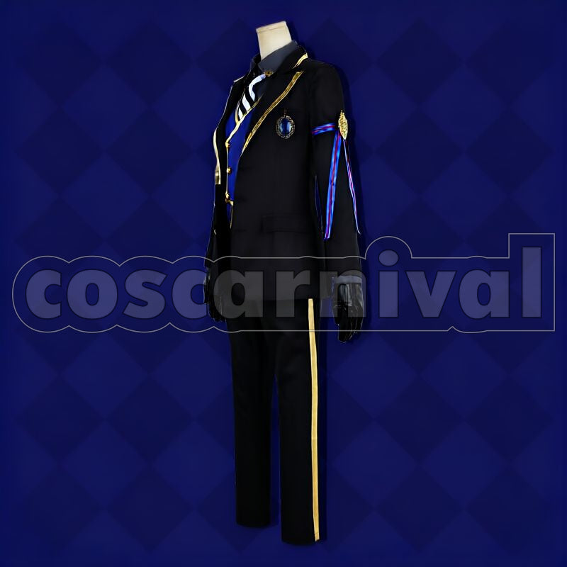 Schoenheit Pomefiore School Uniform Cosplay cosplay costume from Disney Twisted-Wonderland Vil, side view