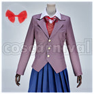 Literature Club! Sayori School Uniform Cosplay cosplay costume from Doki Doki, front view