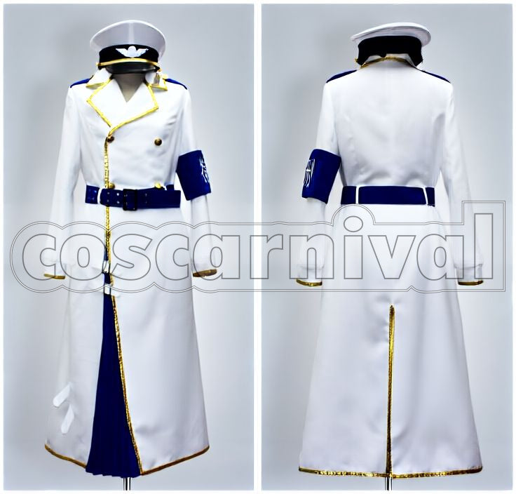 Execution Uniform White Cosplay cosplay costume from DOLLS Special, front view 2