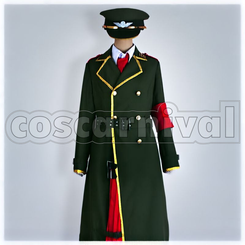 Executions Police Khaki Uniform Full Set Cosplay cosplay costume from Dolls Special, front view