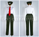 Executions Police Khaki Uniform Full Set Cosplay cosplay costume from Dolls Special, front view 3