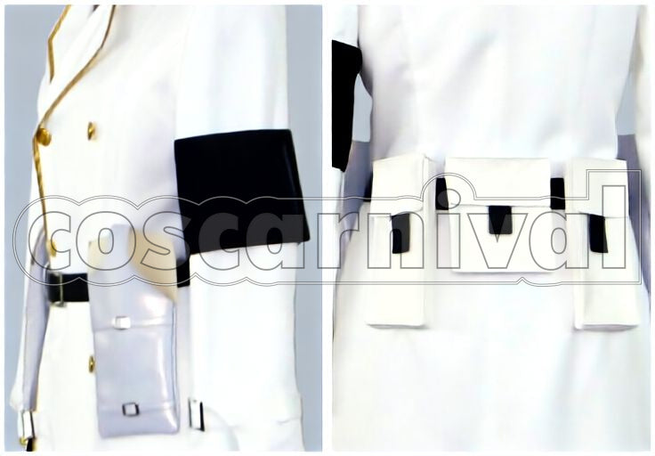 Uniform White (New Edition) Cosplay cosplay costume from Dolls Tokkei, detail