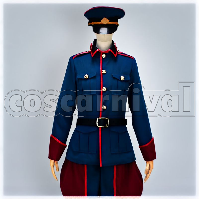 Warau Abe no Sōsei Yamainu Squad Uniform Cosplay cosplay costume from Donten ni, front view 1