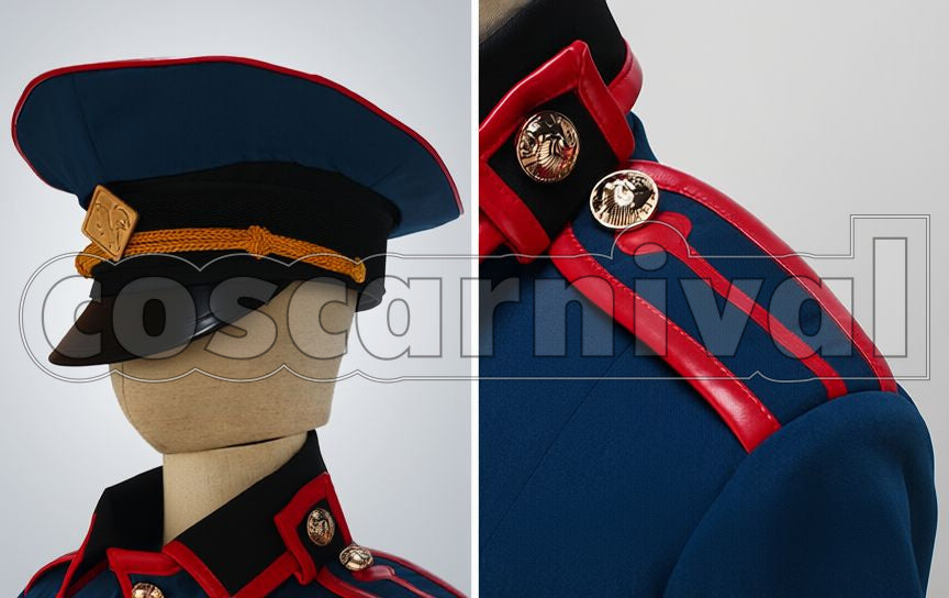 Warau Abe no Sōsei Yamainu Squad Uniform Cosplay cosplay costume from Donten ni, detail 1 view 2