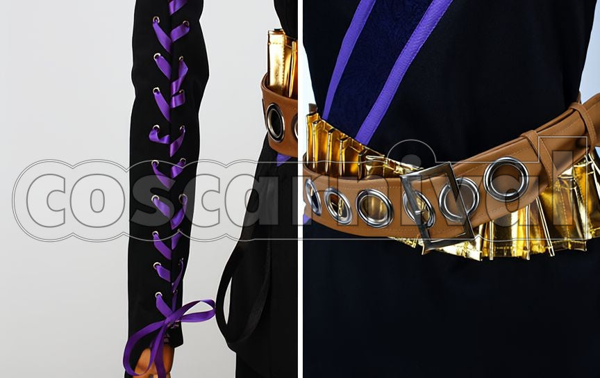 Warau Shirasu Kinjō Ninja Outfit Cosplay cosplay costume from Donten ni, detail