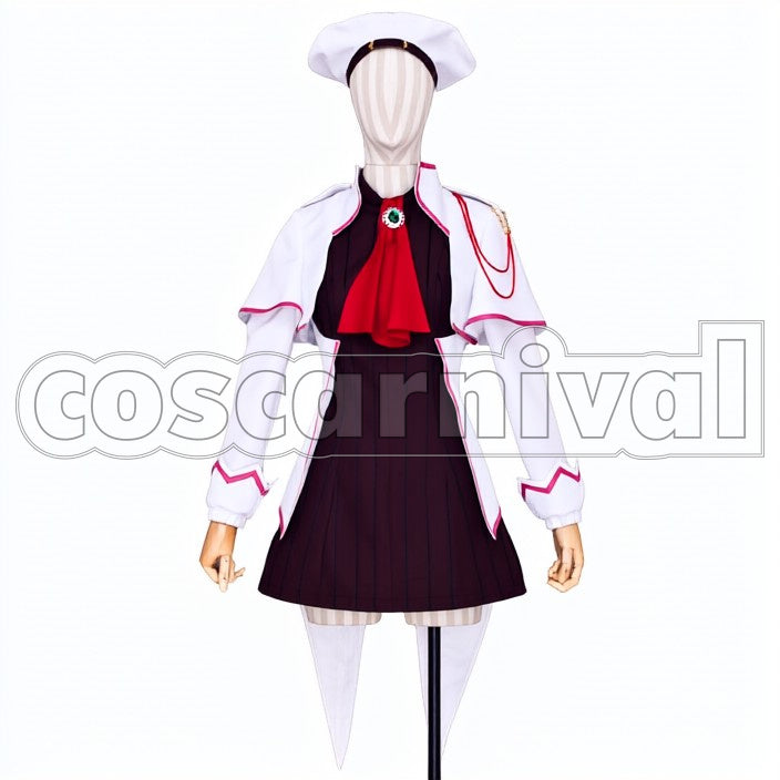 shiruvia rotoreamon Silvia Lautreamont cosplay costume from Dragonar Academy, front view