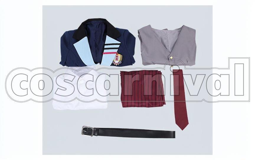 Mochizuki Shinonome Academy Uniform Cosplay cosplay costume from DREAM!ing Yuma, set view