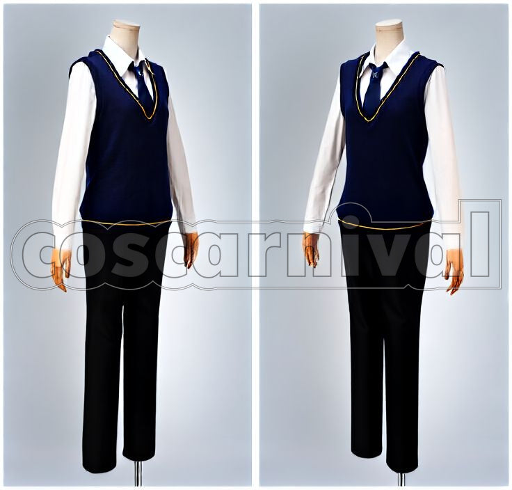 Kuon Tsukinohara School Uniform Cosplay cosplay costume from DYNAMIC CHORD, front view 2