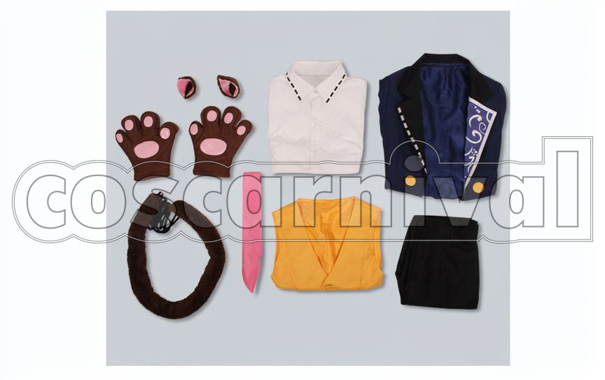 Sakura Hinoyama Cosplay cosplay costume from DYNAMIC CHORD, set view