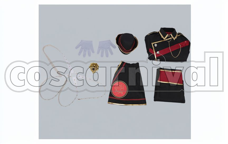Adonis Otogari Invitation Black Blood Banquet Cosplay cosplay costume from Ensemble Stars!, set view