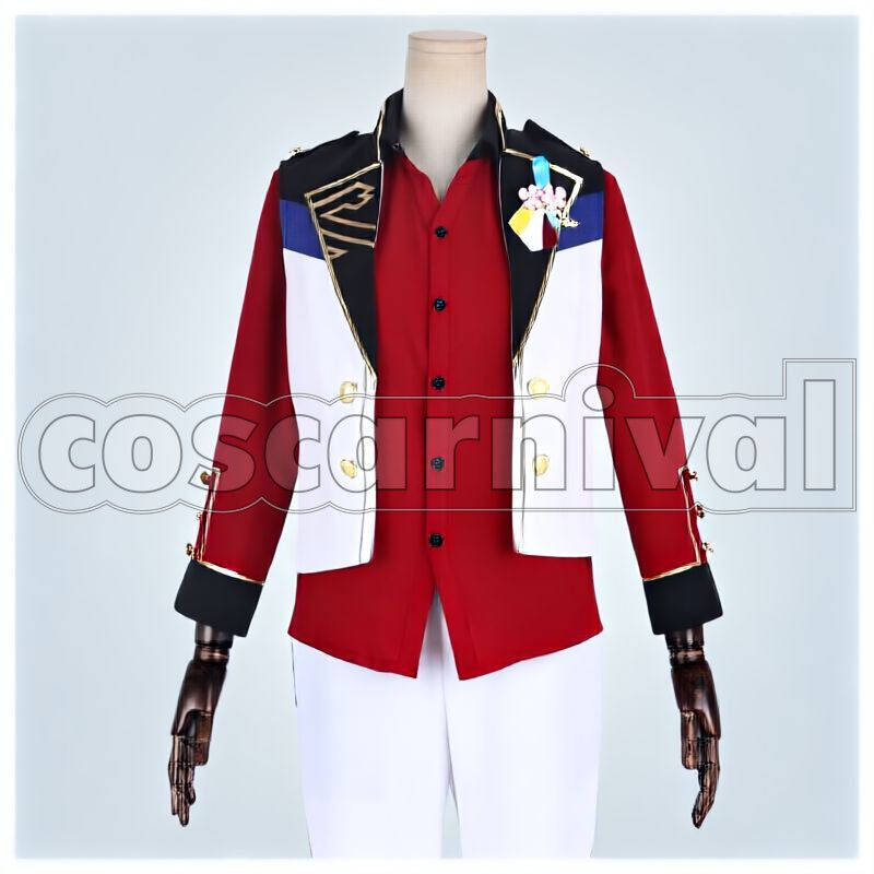 Akatsuki Souma Kanzaki 4th Anniversary Class Scout Cosplay cosplay costume from Ensemble Stars!, front view 1