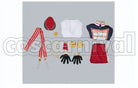 Album Series Five Oddballs Natsume Sakasaki Cosplay cosplay costume from Ensemble Stars!!, set view