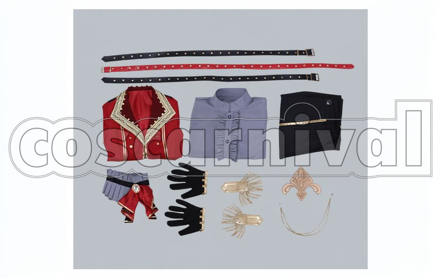 Album Series Valkyrie Shu Itsuki Printed Version Cosplay cosplay costume from Ensemble Stars!!, set view