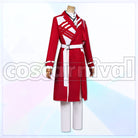 All Idols SS Outfit (Red Team) Cosplay cosplay costume from Ensemble Stars!, front view 4