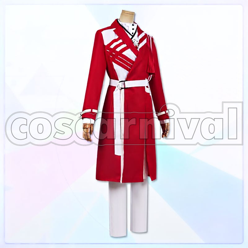 All Idols SS Outfit (Red Team) Cosplay cosplay costume from Ensemble Stars!, front view 4