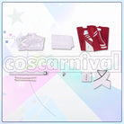 All Idols SS Outfit (Red Team) Cosplay cosplay costume from Ensemble Stars!, set view