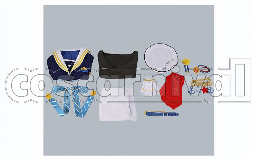 Chiaki Morisawa Voyage! Early Spring Cruising Live Cosplay cosplay costume from Ensemble Stars!, set view
