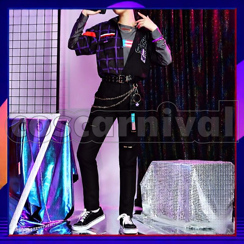 Crazy:B, UNDEAD 7th Anniversary U.S.A. Cover Live Outfit Cosplay cosplay costume from Ensemble Stars!!, front view 3