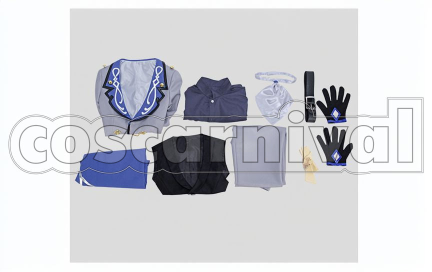 Eichi Tenshouin, Tsumugi Aoba Reminiscence＊Monochrome Checkmate Cosplay cosplay costume from Ensemble Stars!, set view