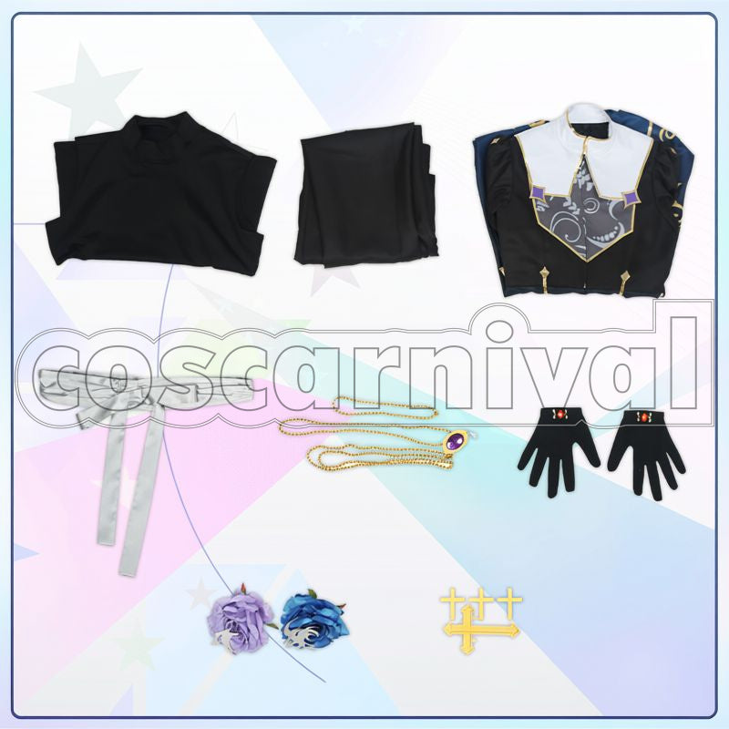 fine All Members Halloween Live Outfit Cosplay cosplay costume from Ensemble Stars!!, set view 1