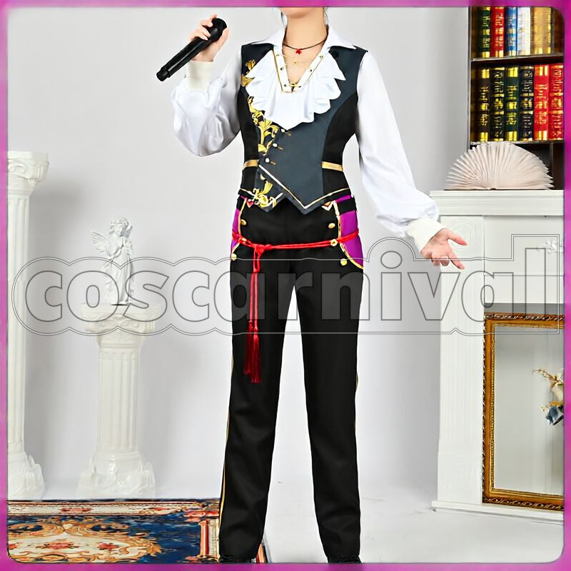 Gekkou Kitan Akatsuki Keito Hasumi Cosplay cosplay costume from Ensemble Stars!!, front view 3
