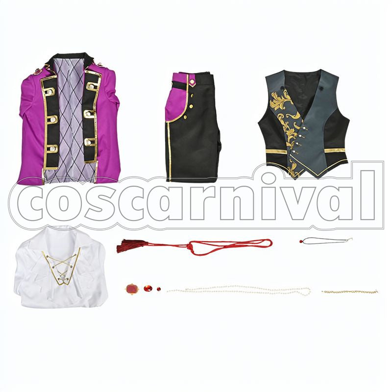 Gekkou Kitan Akatsuki Keito Hasumi Cosplay cosplay costume from Ensemble Stars!!, set view
