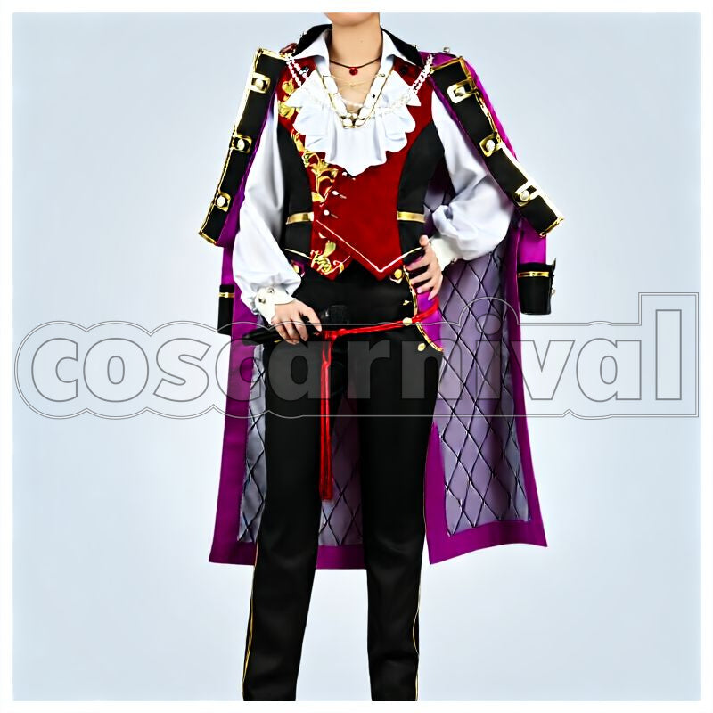 Gekkou Kitan Akatsuki Kuro Kiryu Cosplay cosplay costume from Ensemble Stars!!, front view 1