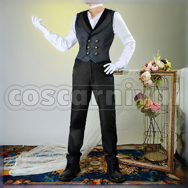 Hiiro Amagi, Yuzuru Fushimi, Adonis Otogari Fair Waltz Cosplay cosplay costume from Ensemble Stars!!, front view 3