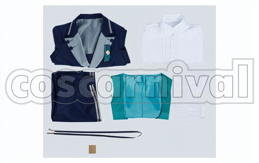 HiMERU SHUFFLE×Veil of Night & Butlers Cosplay cosplay costume from Ensemble Stars!!, set view