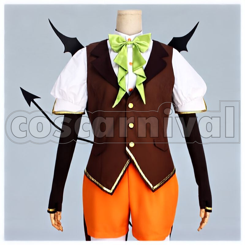 Hinata Aoi Raising Curtains! Dark Night Halloween Cosplay cosplay costume from Ensemble Stars!, front view 1