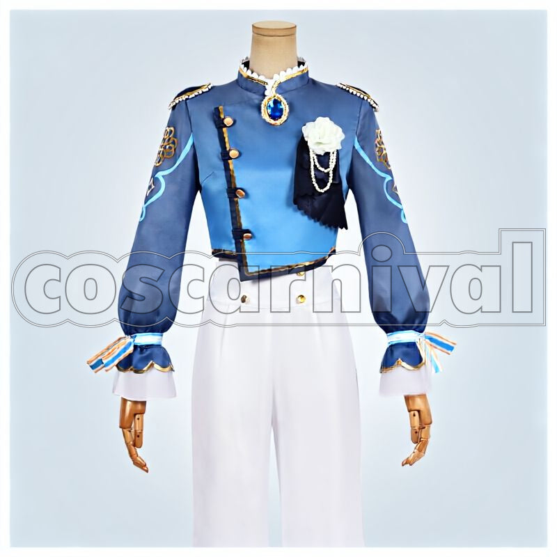 Hiyori Tomoe, Eichi Tenshouin White Headdress Cosplay cosplay costume from Ensemble Stars!!, front view 1
