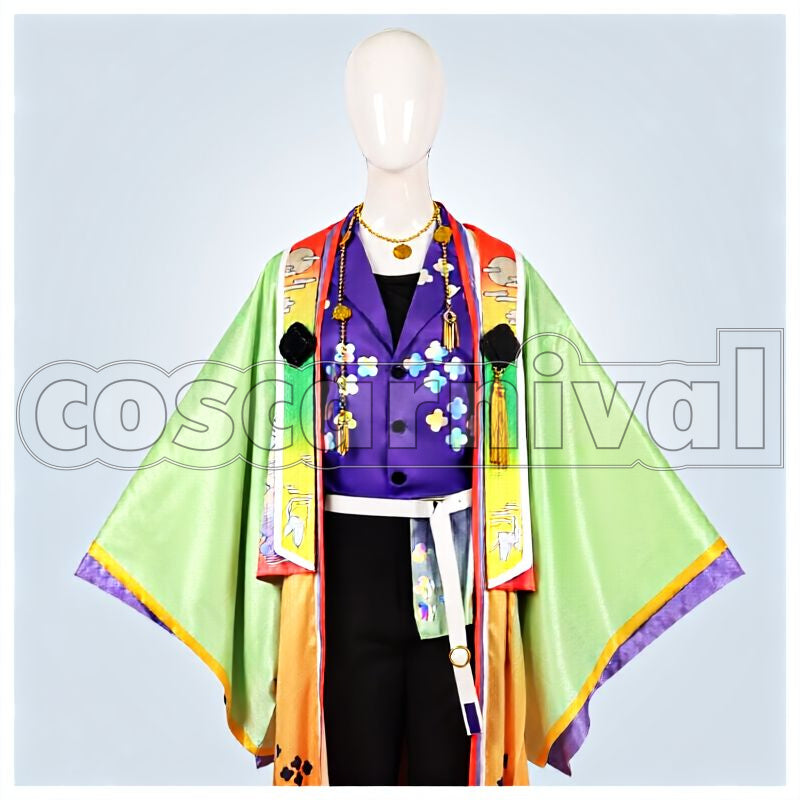 Hiyori Tomoe, Tatsumi Kazehaya, Hokuto Hidaka, Arashi Narukami, Kanata Shinkai Moonlight Disco Cosplay cosplay costume from Ensemble Stars!!, set view 1