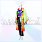 Hiyori Tomoe, Tatsumi Kazehaya, Hokuto Hidaka, Arashi Narukami, Kanata Shinkai Moonlight Disco Cosplay cosplay costume from Ensemble Stars!!, front view 2