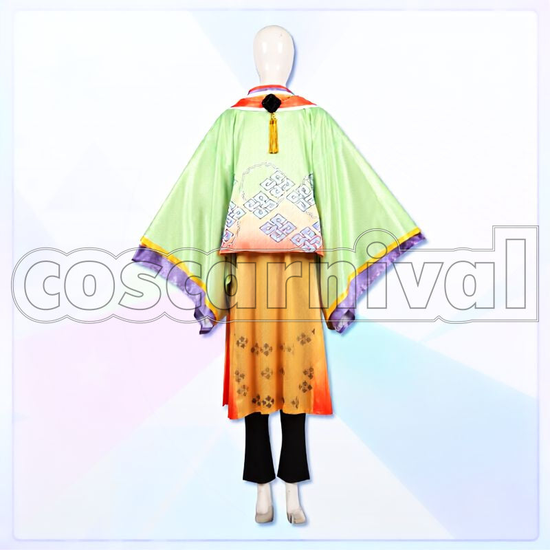 Hiyori Tomoe, Tatsumi Kazehaya, Hokuto Hidaka, Arashi Narukami, Kanata Shinkai Moonlight Disco Cosplay cosplay costume from Ensemble Stars!!, back view