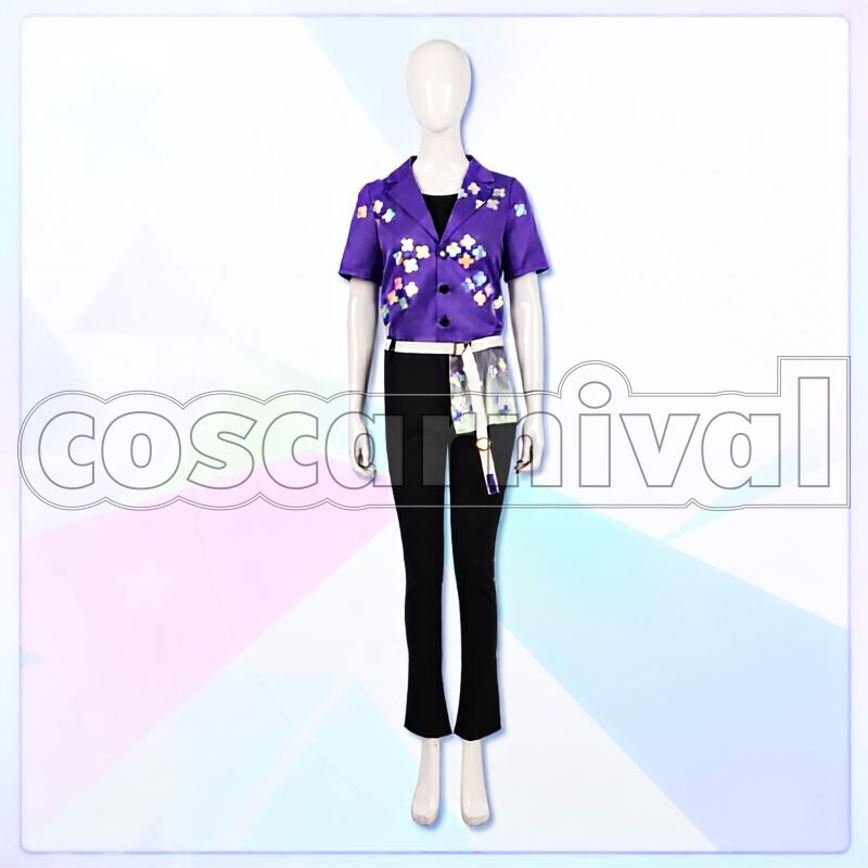 Hiyori Tomoe, Tatsumi Kazehaya, Hokuto Hidaka, Arashi Narukami, Kanata Shinkai Moonlight Disco Cosplay cosplay costume from Ensemble Stars!!, front view 4