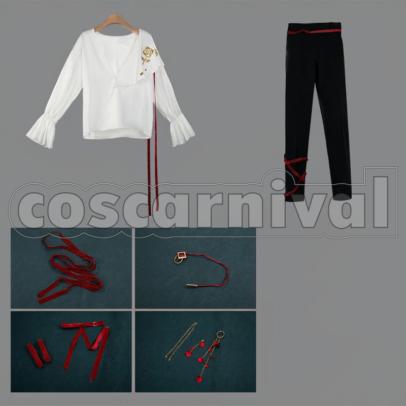 Mayoi Ayase, Shu Itsuki, HiMERU, Keito Hasumi, Arashi Narukami It's (k)not lov? Room Wear Cosplay cosplay costume from Ensemble Stars!!, set view