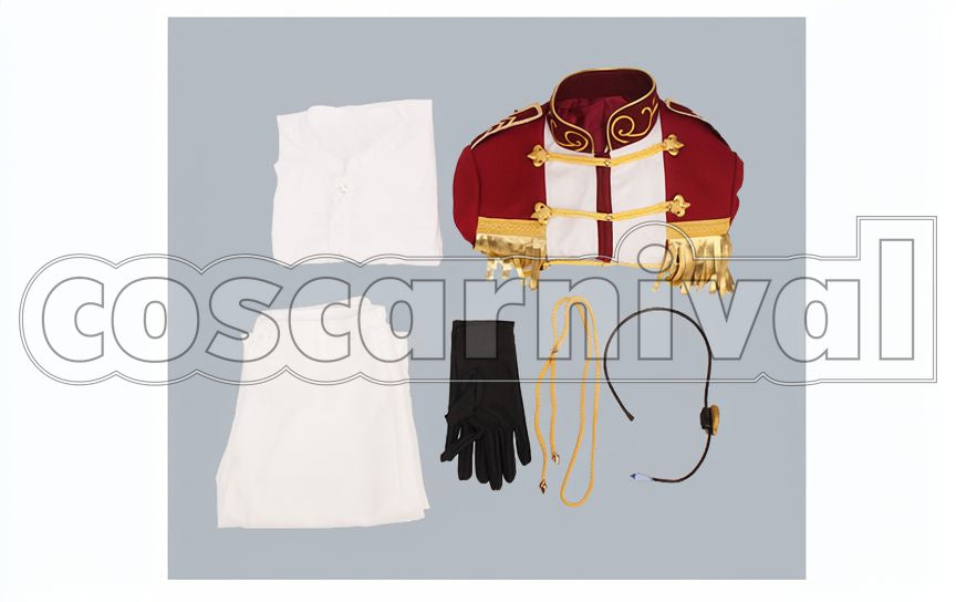 Izumi Sena, Ritsu Sakuma, Arashi Narukami Melty Sweetly Unraveling Chocolat Festival Cosplay cosplay costume from Ensemble Stars!, set view