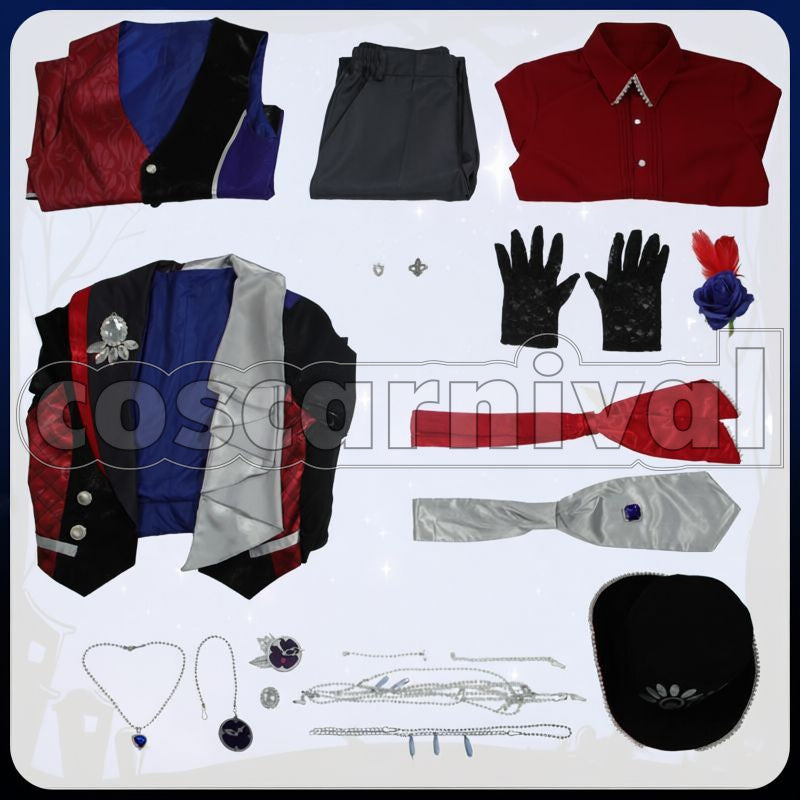 Izumi Sena One Drop＊The Special Mad Party Cosplay cosplay costume from Ensemble Stars!, set view