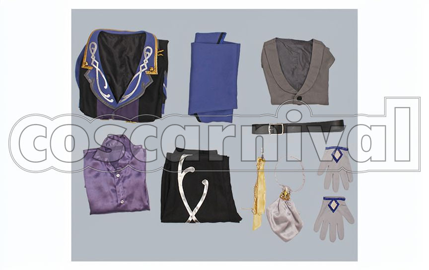 Izumi Sena Reminiscence＊Monochrome Checkmate Cosplay cosplay costume from Ensemble Stars!, set view