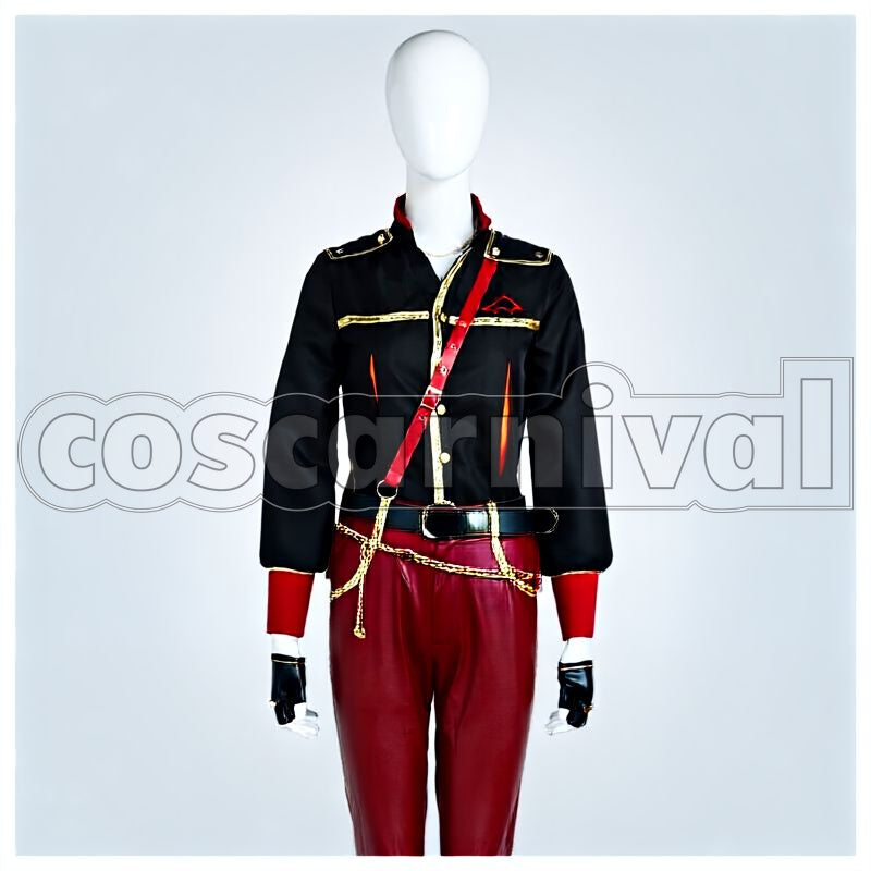 Kaoru Hakaze Howl! Burning Souls in Nightless City Cosplay cosplay costume from Ensemble Stars!!, front view 1