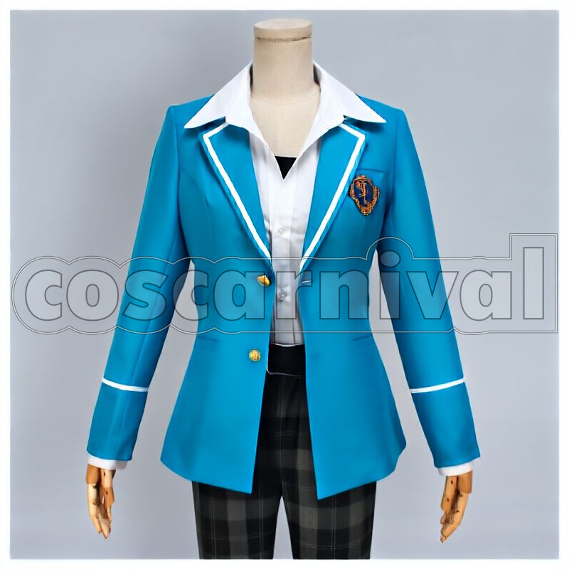 Kaoru Hakaze Yumenosaki Academy School Uniform Cosplay cosplay costume from Ensemble Stars!, front view 1