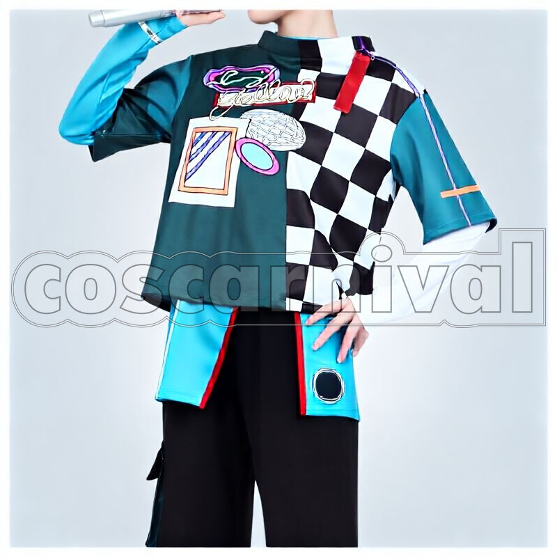 Keito Hasumi Chill Yellow MV Outfit Cosplay cosplay costume from Ensemble Stars!!, front view 1