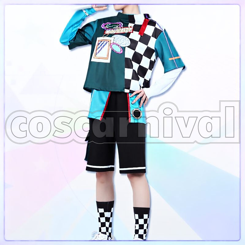 Keito Hasumi Chill Yellow MV Outfit Cosplay cosplay costume from Ensemble Stars!!, front view 2