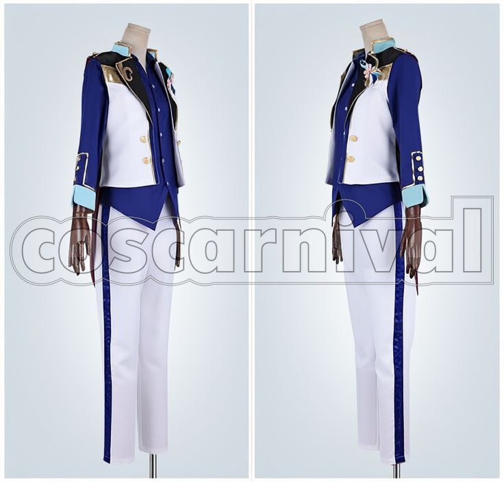 Knights Izumi Sena 4th Anniversary Class Scout Cosplay cosplay costume from Ensemble Stars!, side view