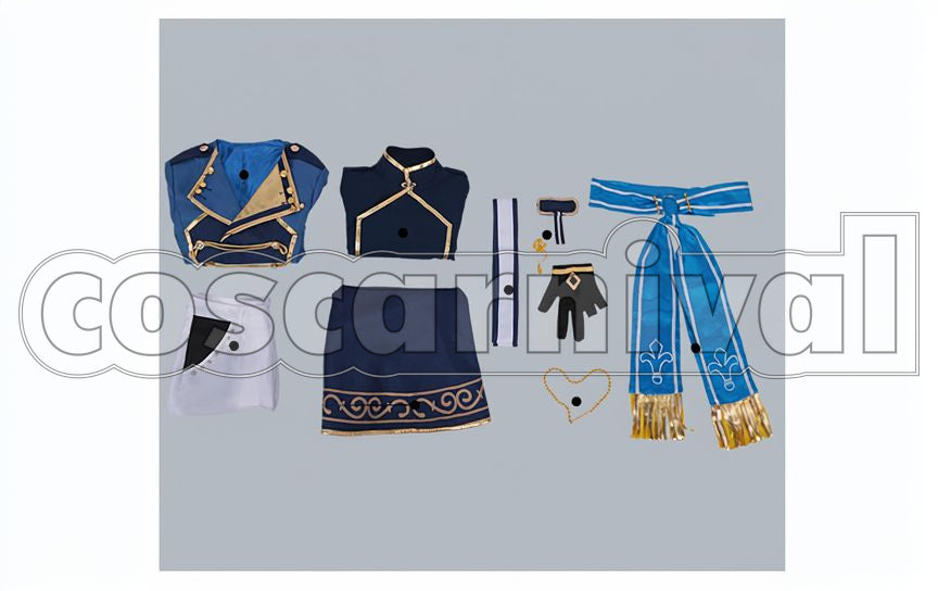 Knights Leo Tsukinaga Album Series Cosplay cosplay costume from Ensemble Stars!!, set view