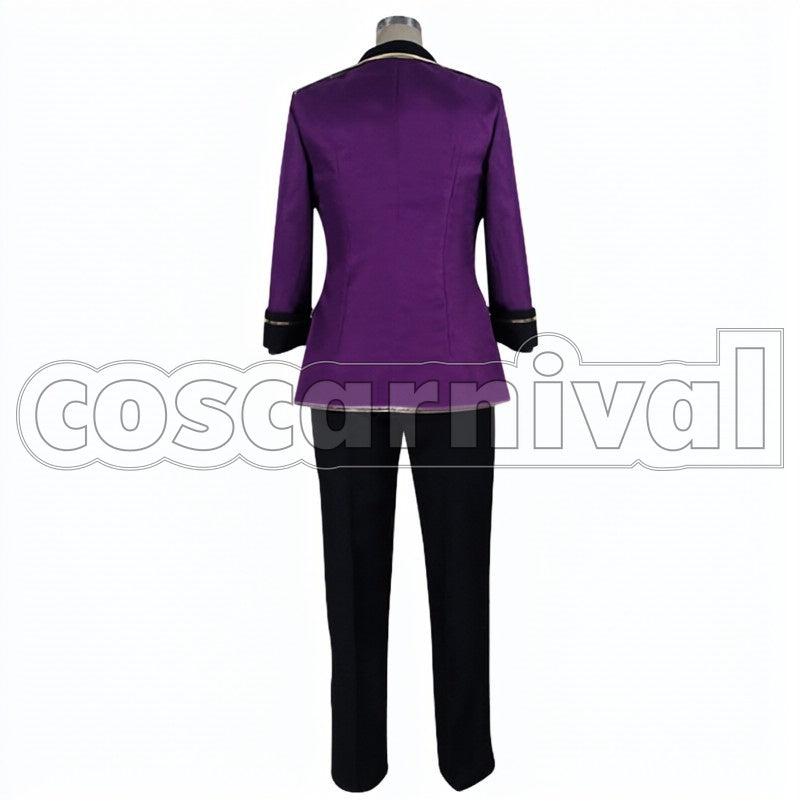 Ogami Kaoru Hakaze Brilliant Hot Holiday Party cosplay costume from Ensemble Stars! Koga, back view