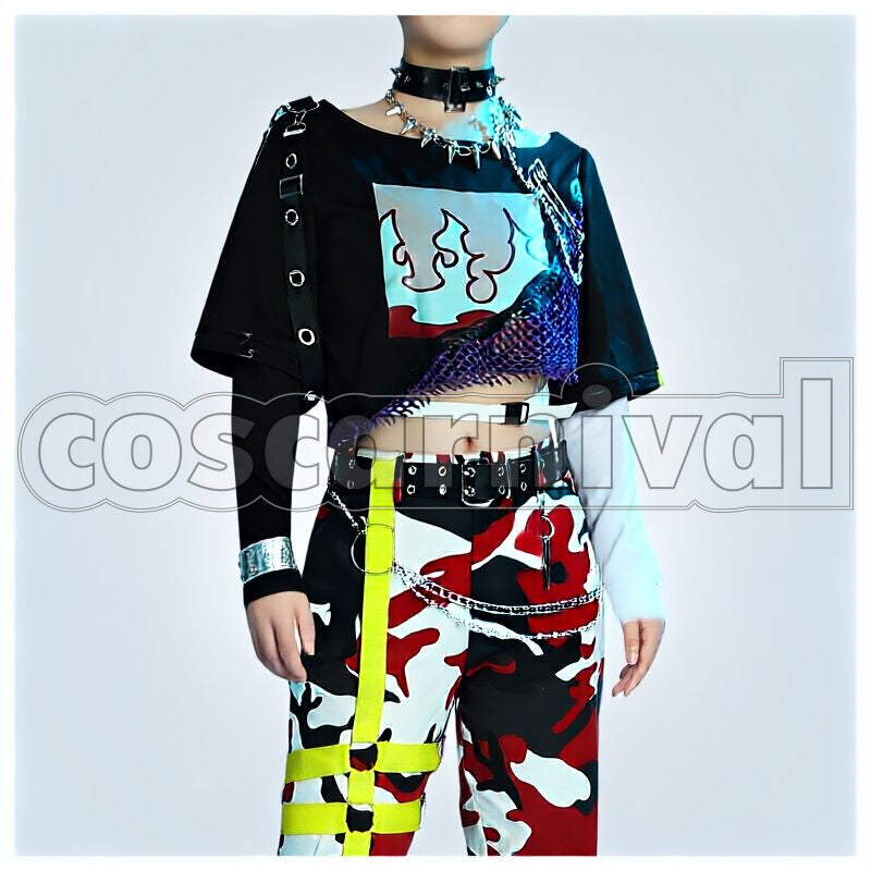 Koga Oogami Band BB Cosplay cosplay costume from Ensemble Stars!!, front view 1